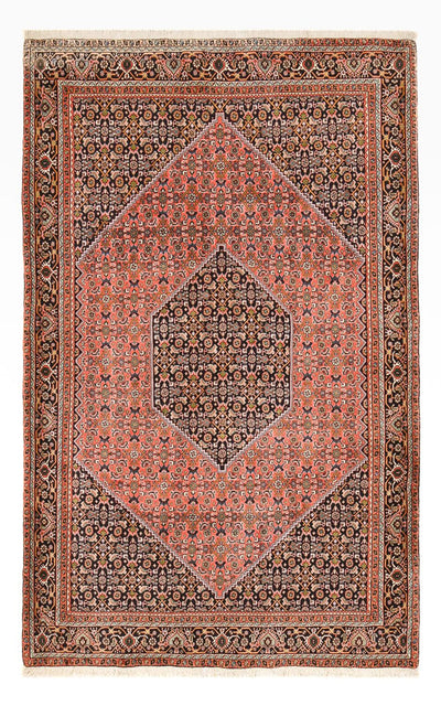Bidjar - Zanjan Tæppe 157x255cm - Persisk tæppe - rust