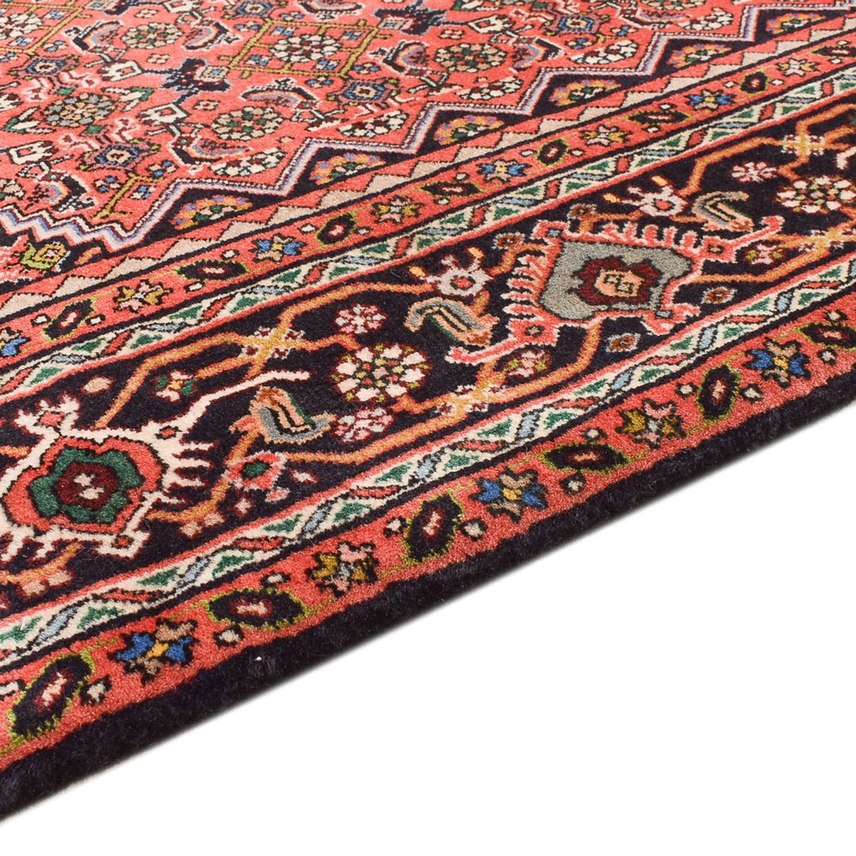 Bidjar - Zanjan Tæppe 157x255cm - Persisk tæppe - rust