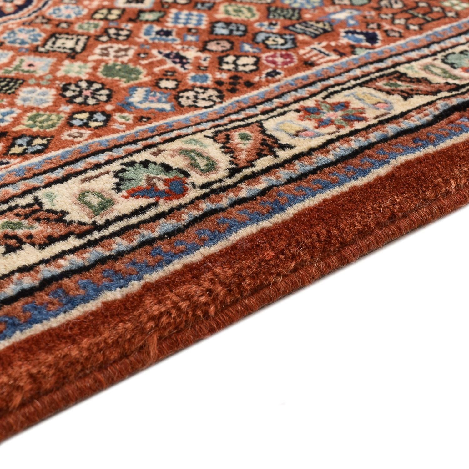 Løber Gabbeh-tæppe - Kashkuli Persisk - 405 x 80 cm - mørk beige