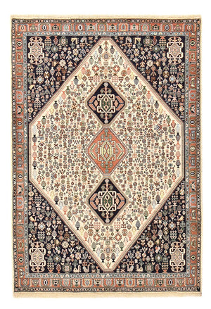 Gabbeh-tæppe - Kashkuli Persisk - 209 x 145 cm - mørkeblå