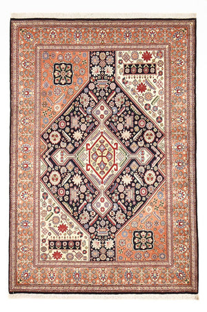 Gabbeh-tæppe - Kashkuli Persisk - 205 x 144 cm - mørkeblå