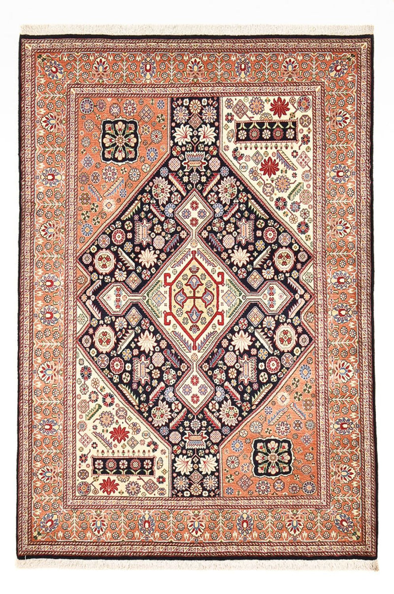 Gabbeh-tæppe - Kashkuli Persisk - 205 x 144 cm - mørkeblå