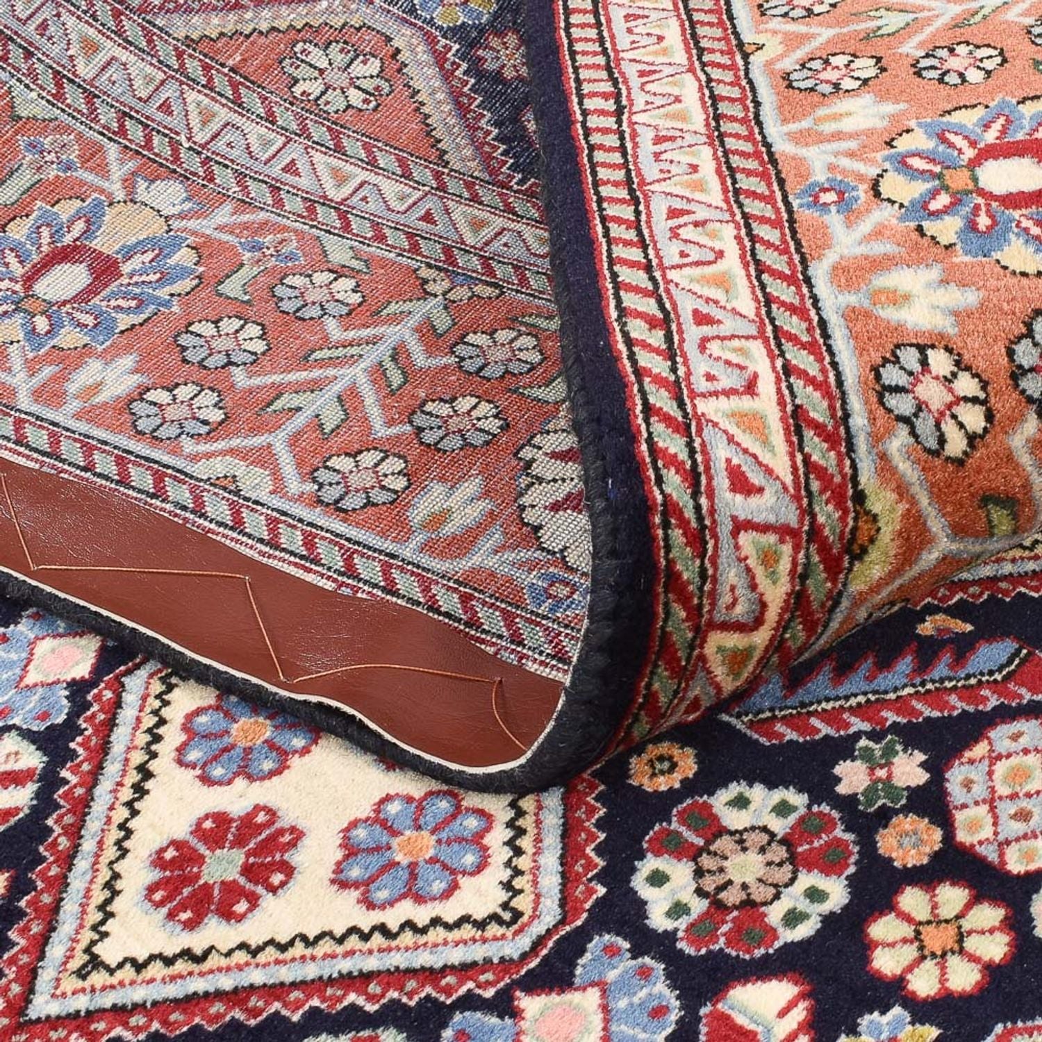 Gabbeh-tæppe - Kashkuli Persisk - 205 x 144 cm - mørkeblå