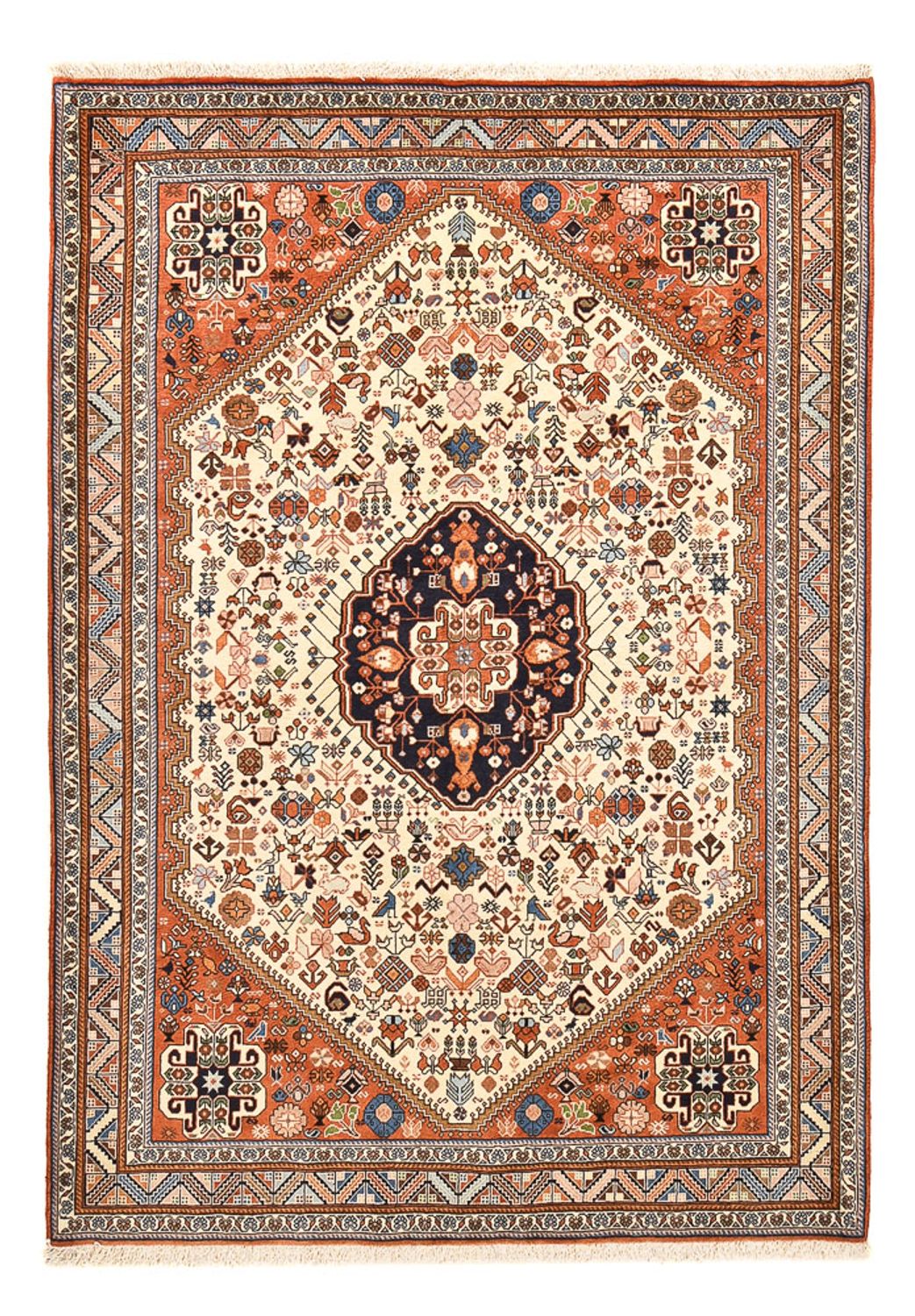 Gabbeh-tæppe - Kashkuli Persisk - 209 x 150 cm - beige