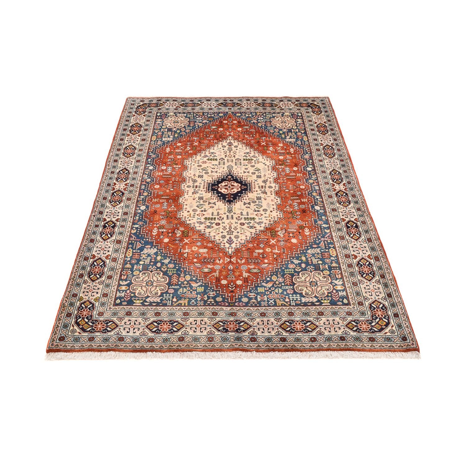 Gabbeh-tæppe - Kashkuli Persisk - 205 x 147 cm - flerfarvet