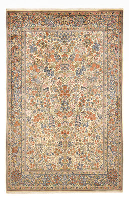 Persisk tæppe - Royal - 275 x 177 cm - mørk beige