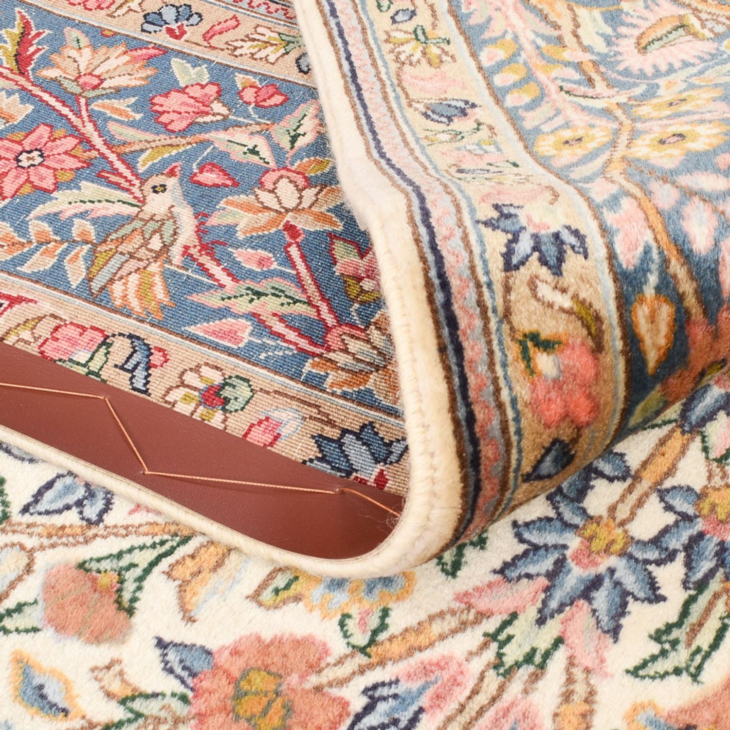 Persisk tæppe - Royal - 275 x 177 cm - mørk beige