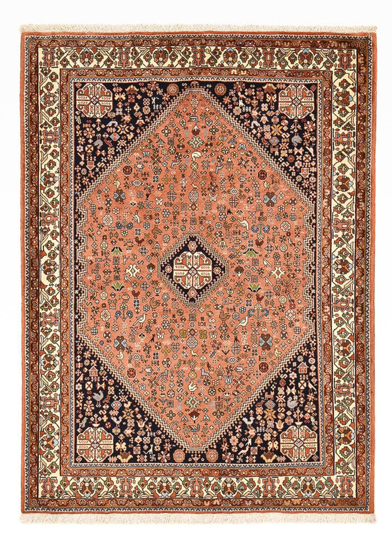 Gabbeh-tæppe - Kashkuli Persisk - 197 x 145 cm - lysrød