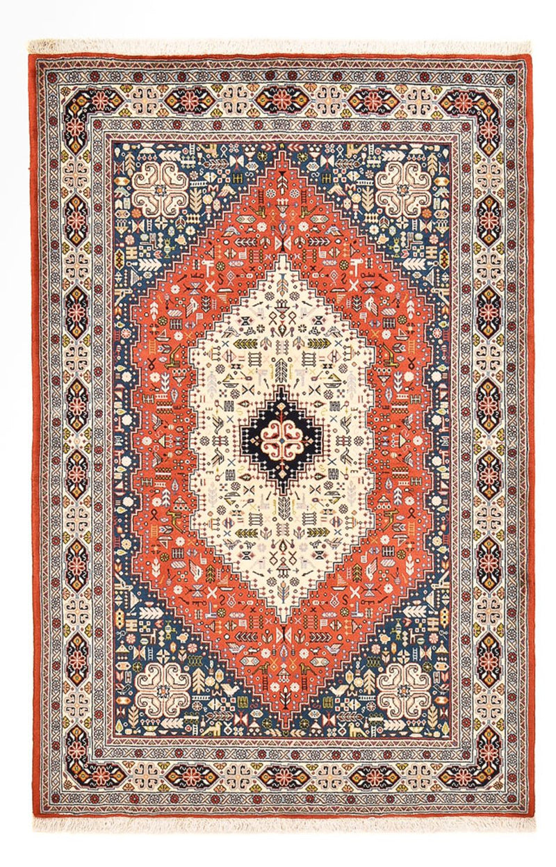 Gabbeh-tæppe - Kashkuli Persisk - 206 x 137 cm - flerfarvet