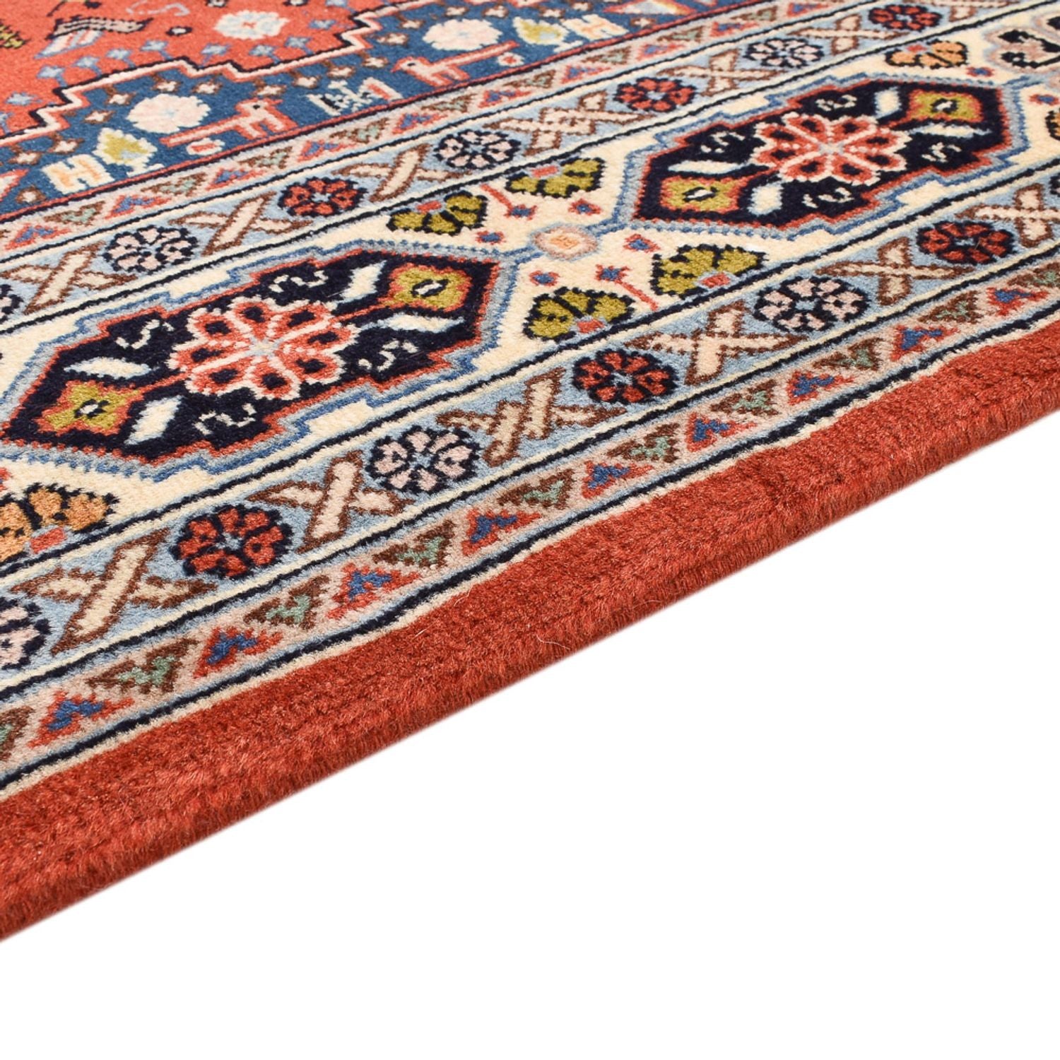 Gabbeh-tæppe - Kashkuli Persisk - 206 x 137 cm - flerfarvet