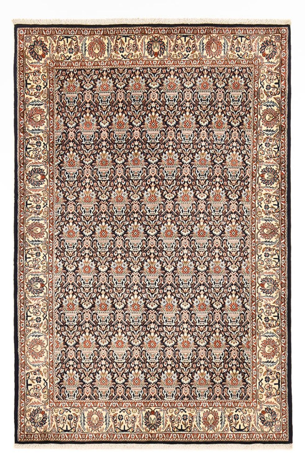 Gabbeh-tæppe - Kashkuli Persisk - 210 x 139 cm - mørk beige