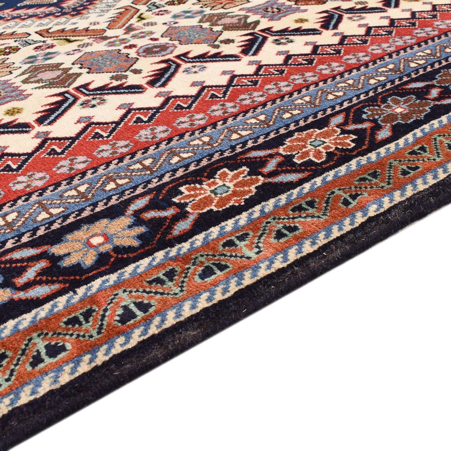 Gabbeh-tæppe - Kashkuli Persisk - 212 x 143 cm - flerfarvet