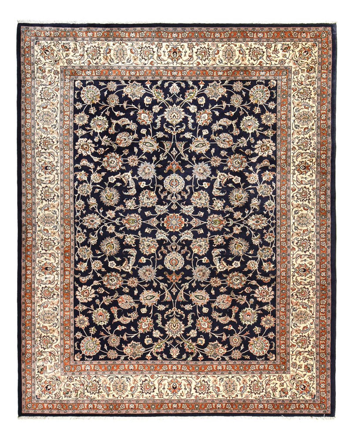 Persisk tæppe - Classic - Royal - 387 x 302 cm - mørkeblå