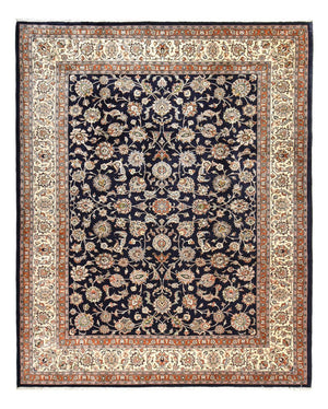 Persisk tæppe - Classic - Royal - 387 x 302 cm - mørkeblå