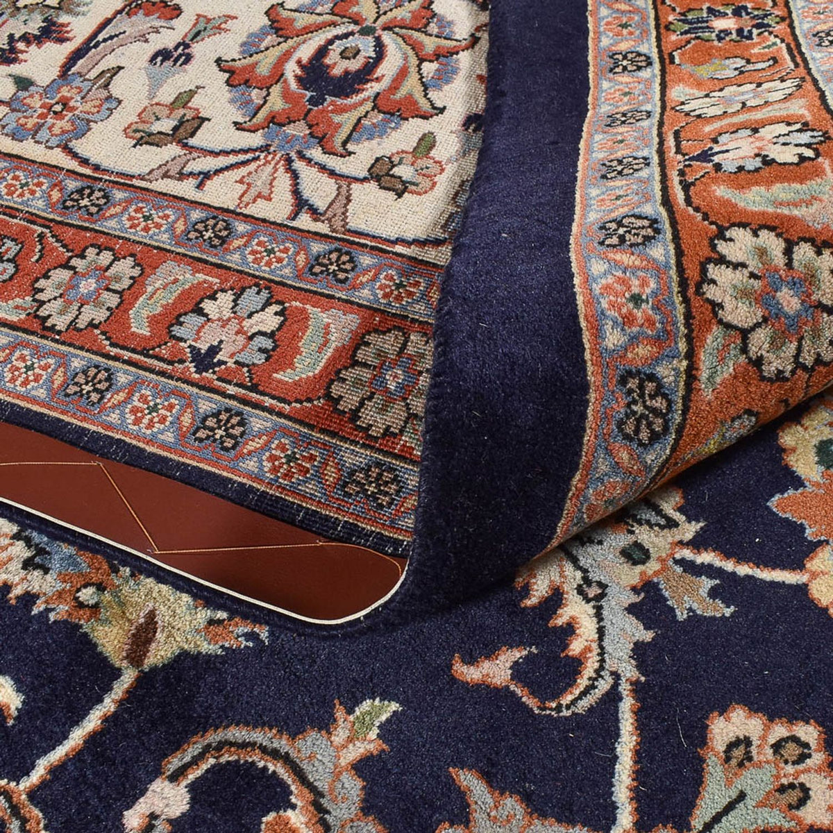 Persisk tæppe - Classic - Royal - 387 x 302 cm - mørkeblå