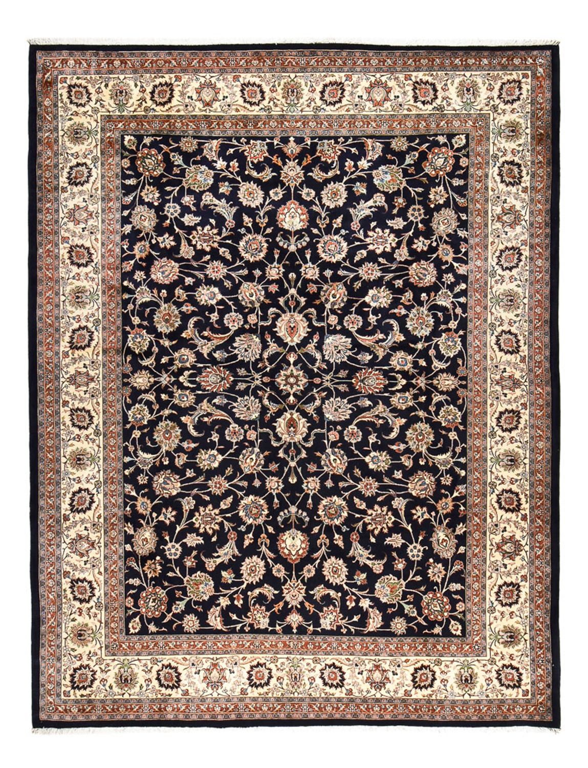 Persisk tæppe - Classic - Royal - 390 x 300 cm - mørkeblå