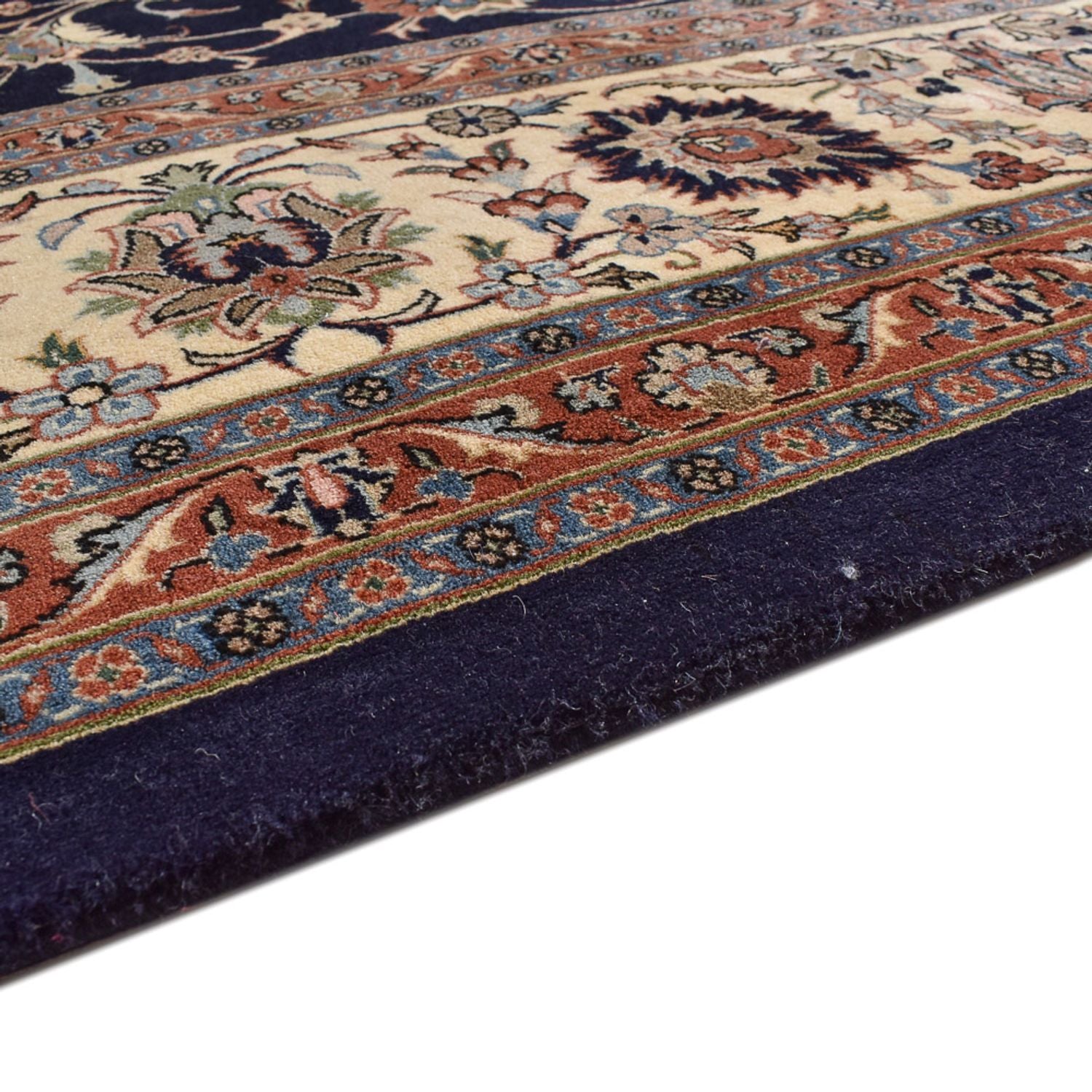 Persisk tæppe - Classic - Royal - 390 x 300 cm - mørkeblå