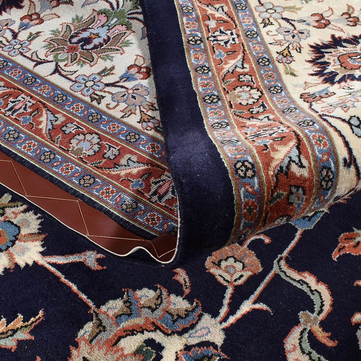 Persisk tæppe - Classic - Royal - 390 x 300 cm - mørkeblå