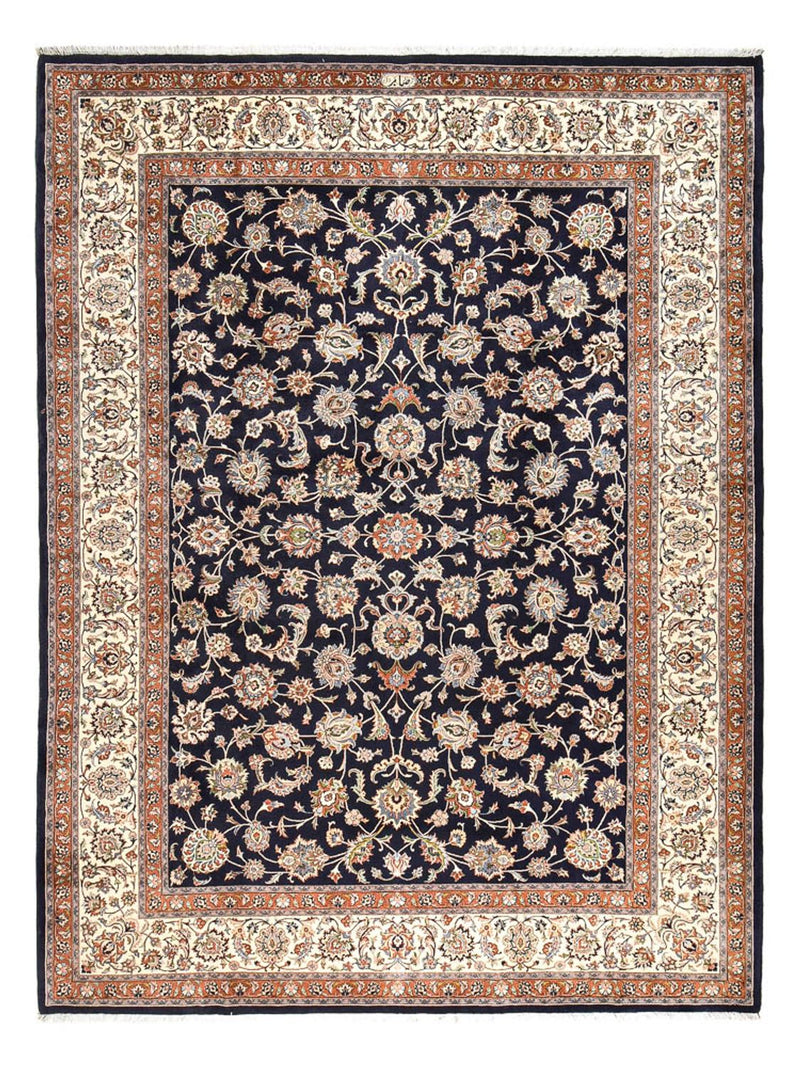 Persisk tæppe - Classic - Royal - 400 x 300 cm - mørkeblå