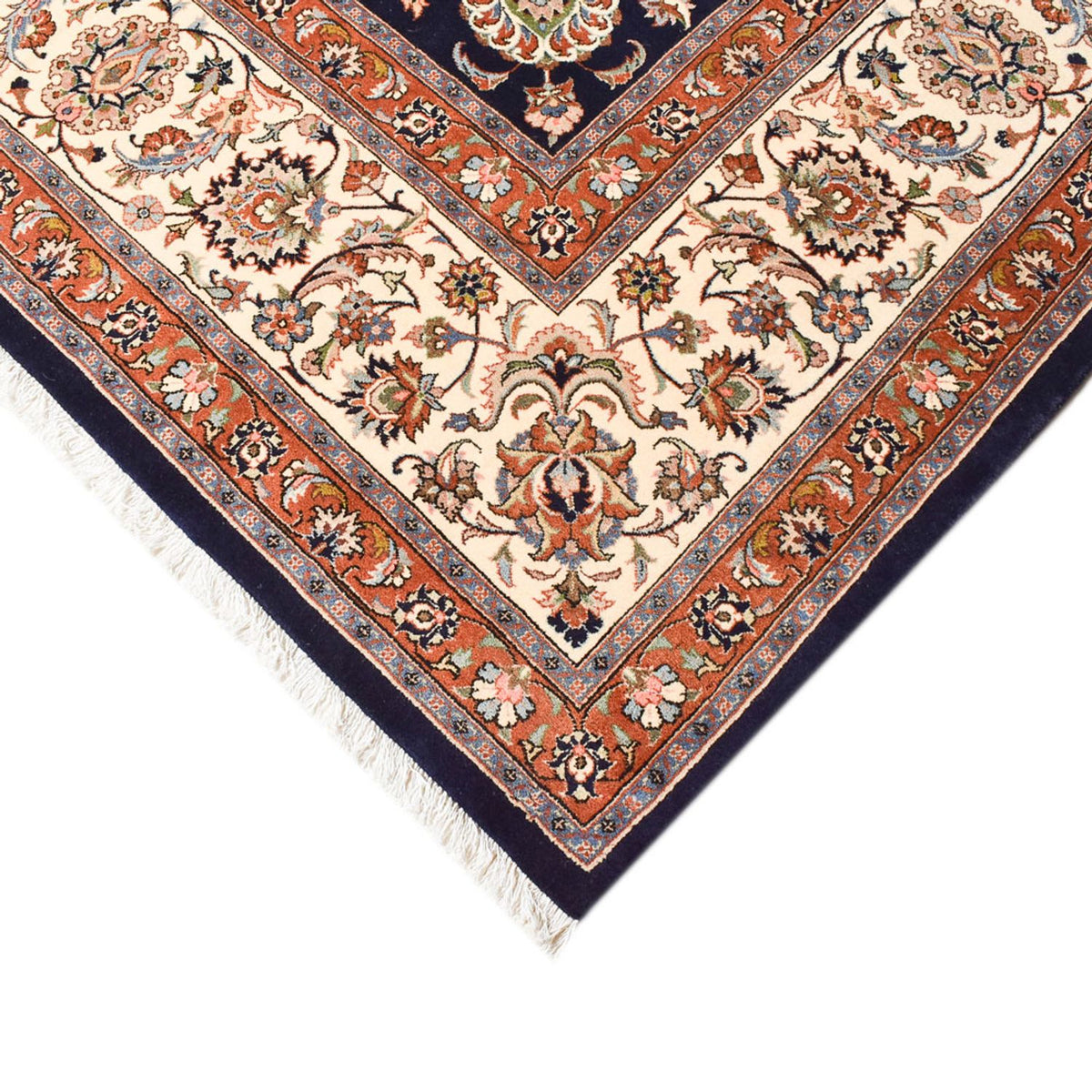 Persisk tæppe - Classic - Royal - 400 x 300 cm - mørkeblå