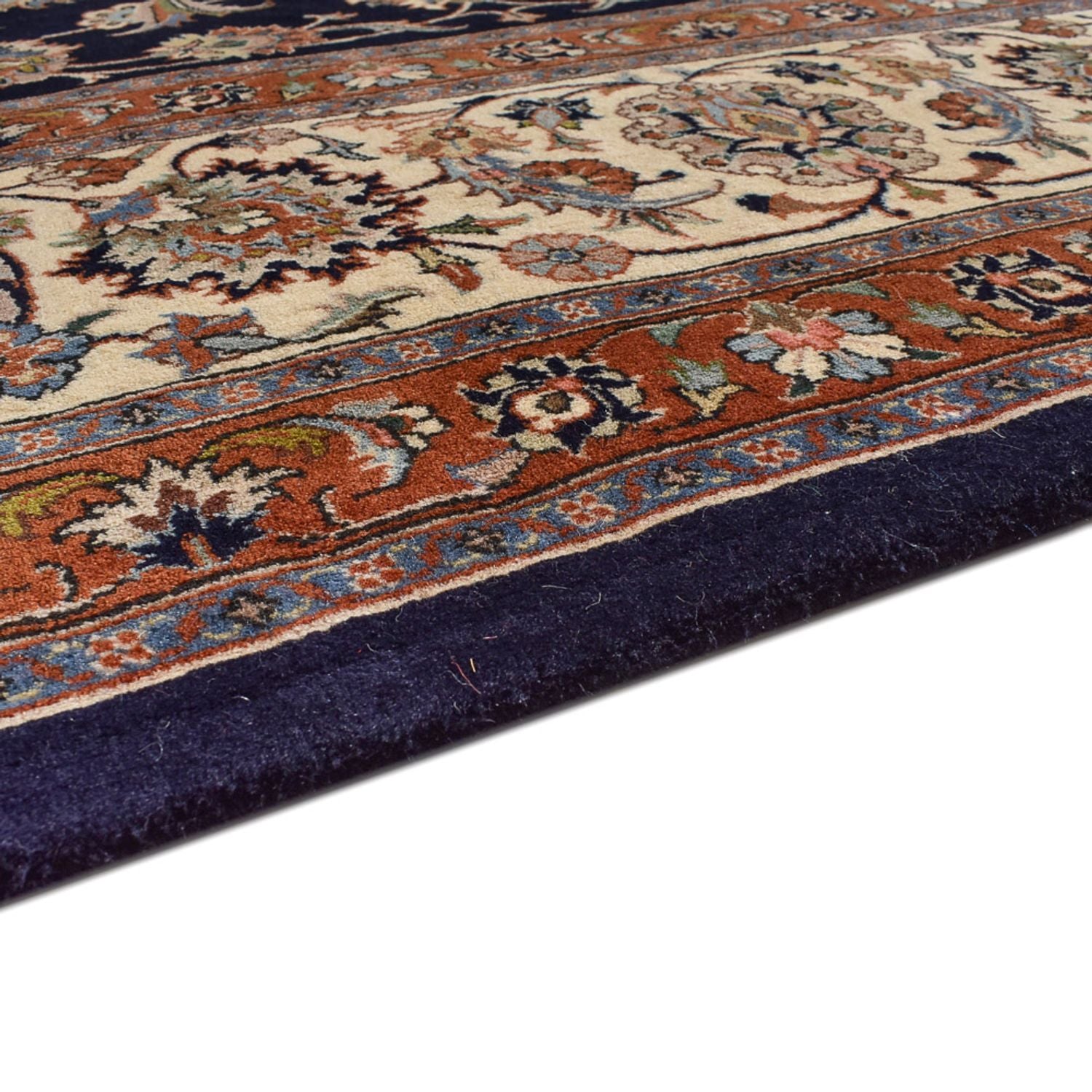 Persisk tæppe - Classic - Royal - 400 x 300 cm - mørkeblå