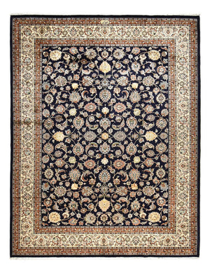 Persisk tæppe - Classic - Royal - 388 x 295 cm - mørkeblå