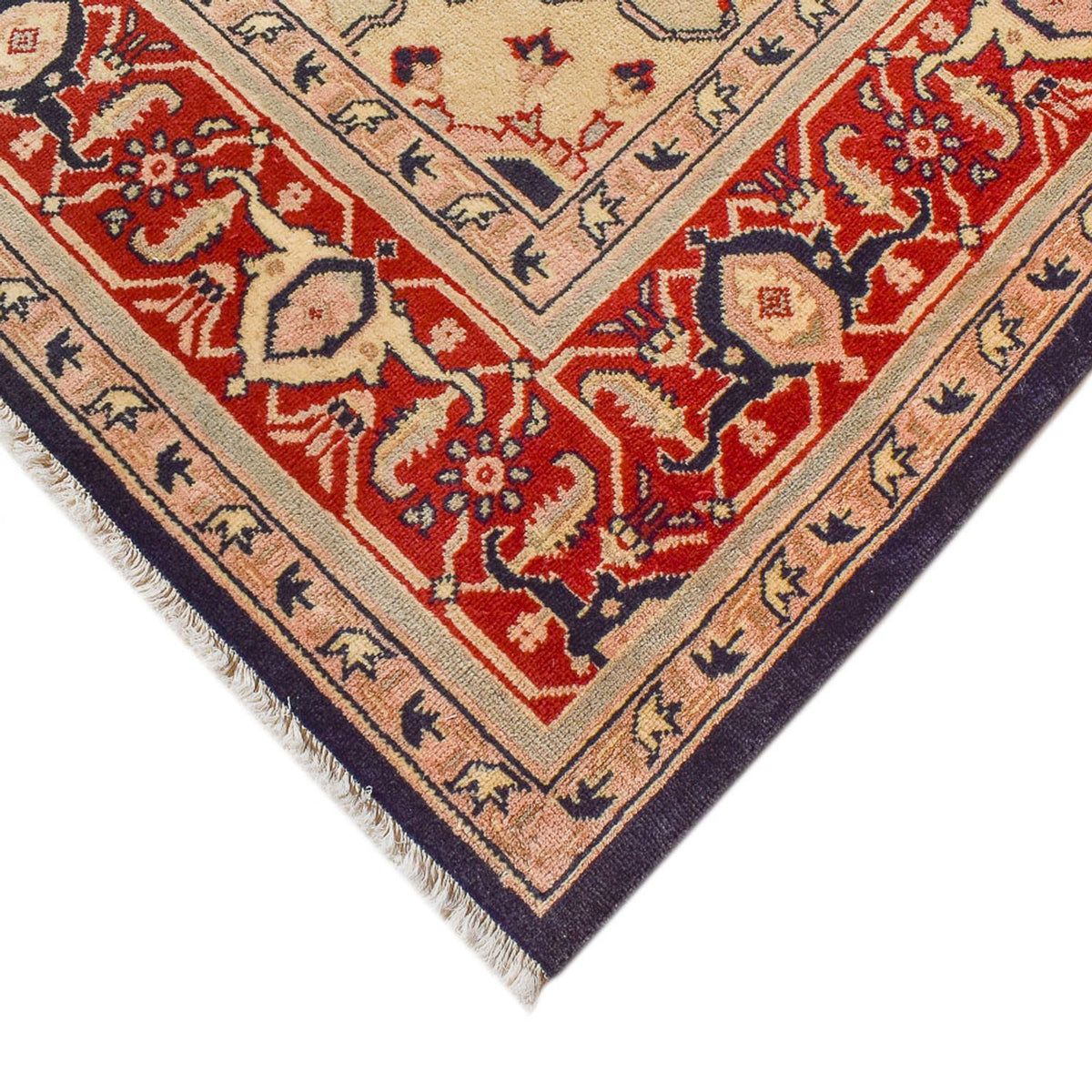 Persisk tæppe - Nomadisk - 365 x 270 cm - mørkeblå