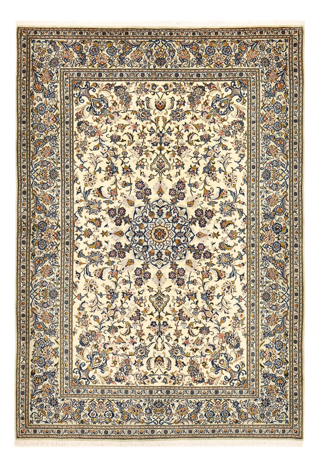 Persisk tæppe - Keshan - 235 x 163 cm - sand