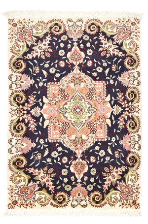 Persisk tæppe - Tabriz - Royal - 92 x 60 cm - flerfarvet