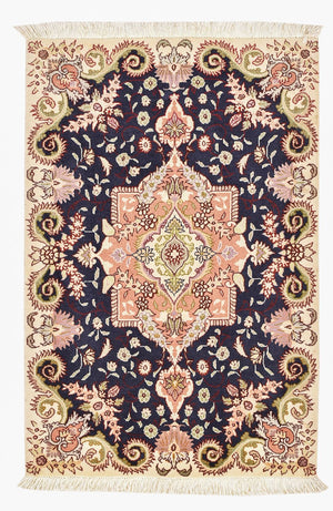 Persisk tæppe - Tabriz - Royal - 92 x 60 cm - flerfarvet