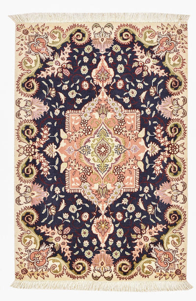 Tabriz - 50 Raj Tæppe 60x92cm - Persisk tæppe