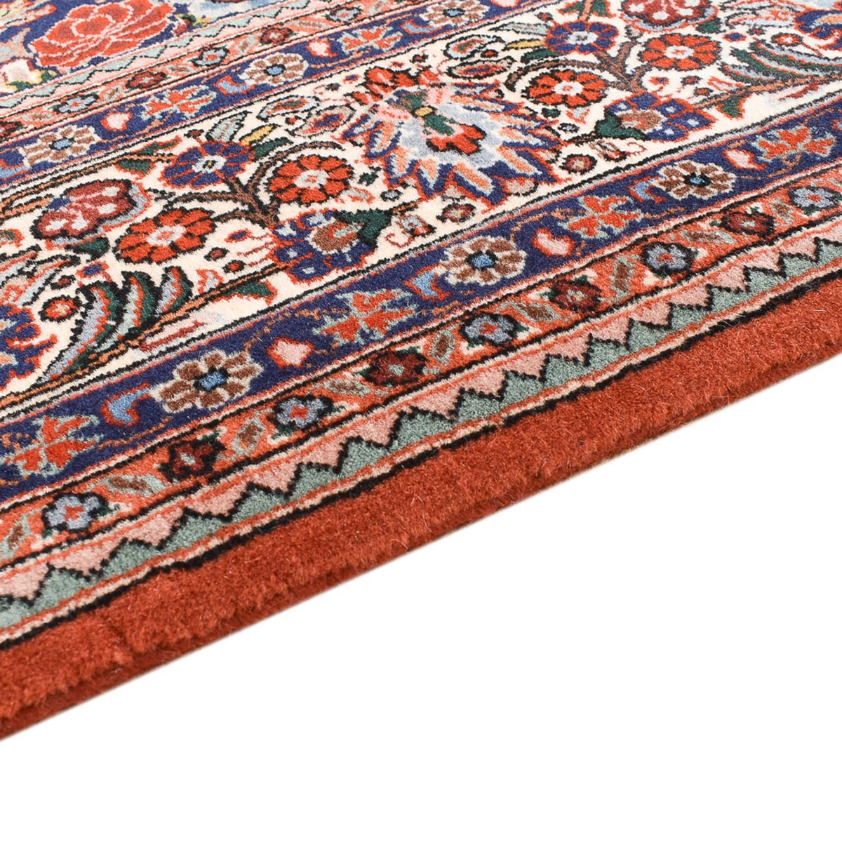 Persisk tæppe - Bijar - 251 x 152 cm - mørkeblå