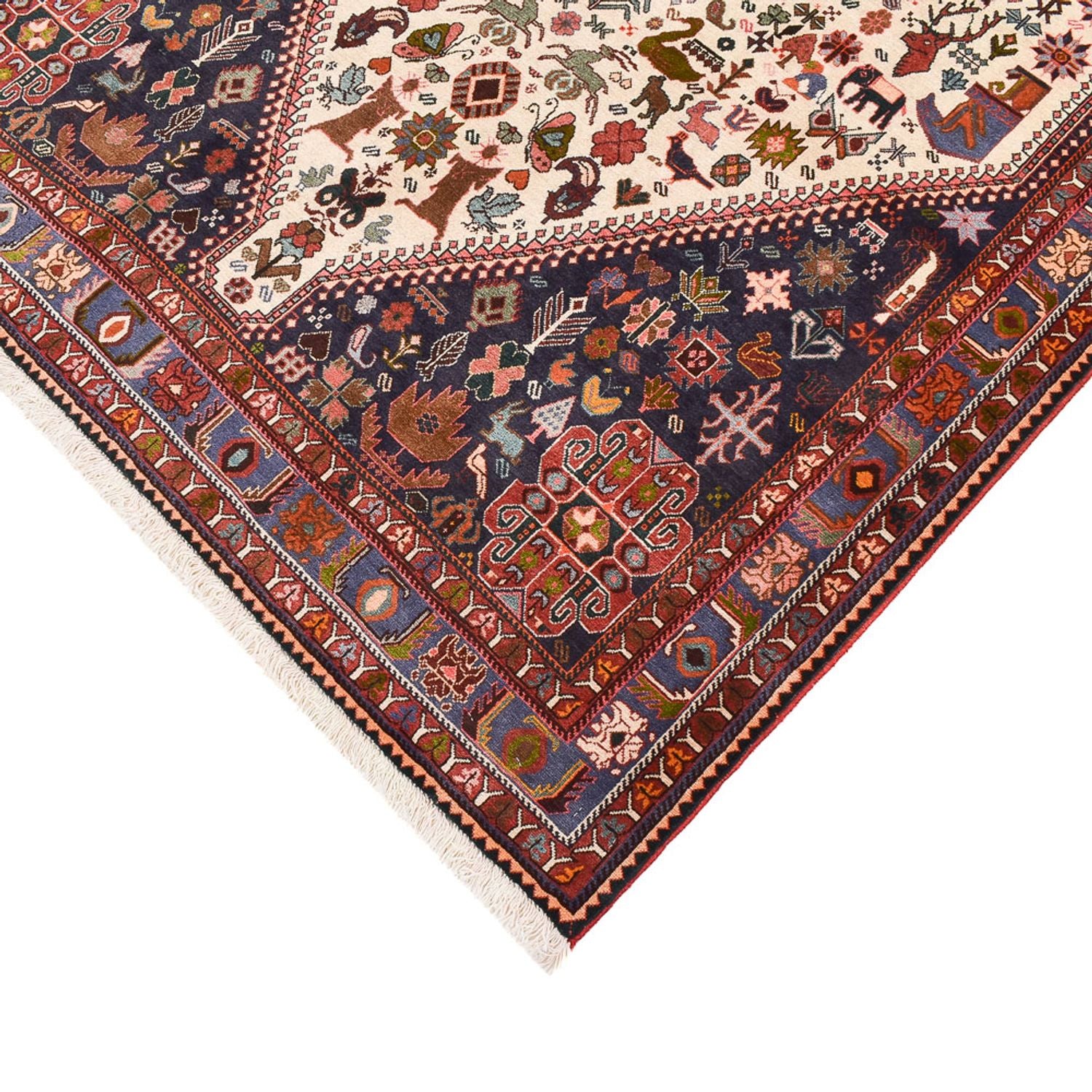 Gabbeh-tæppe - Kashkuli Persisk - 252 x 156 cm - flerfarvet