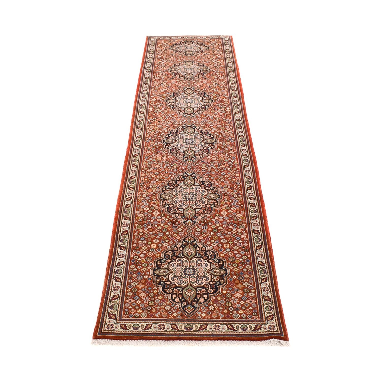 Løber Persisk tæppe - Ghom - 310 x 79 cm - mørk beige