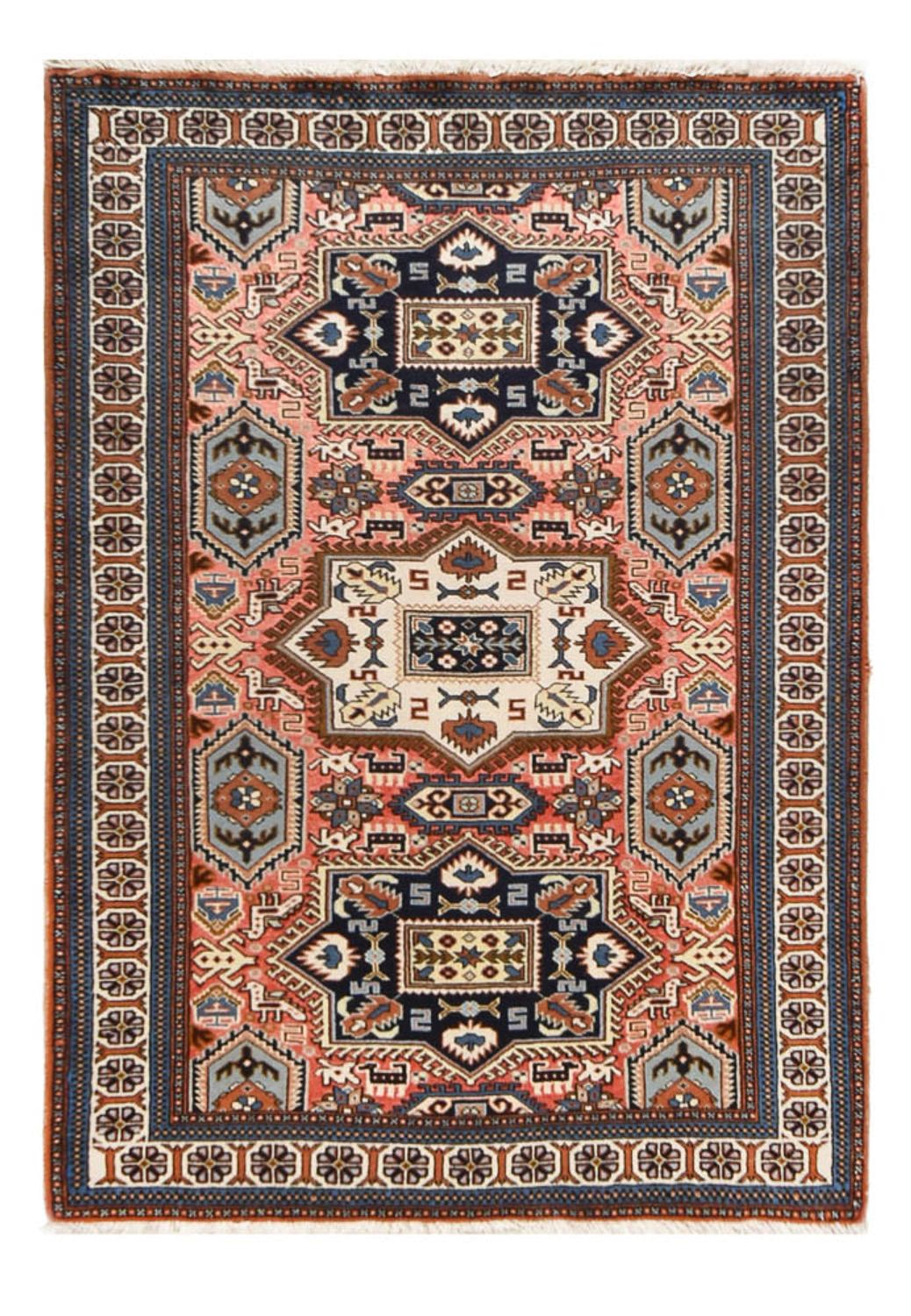 Persisk tæppe - Keshan - 183 x 130 cm - lysrød