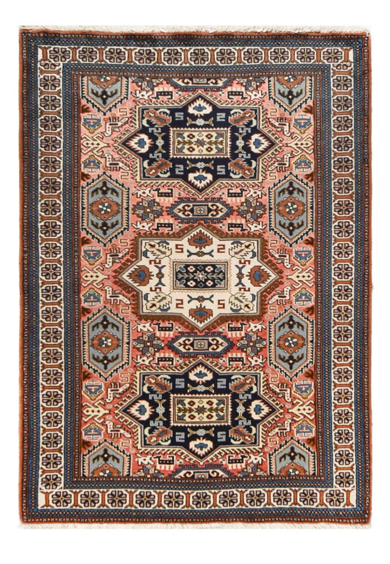 Persisk tæppe - Keshan - 183 x 130 cm - lysrød