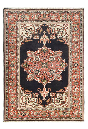 Persisk tæppe - Nomadisk - 196 x 140 cm - mørkeblå