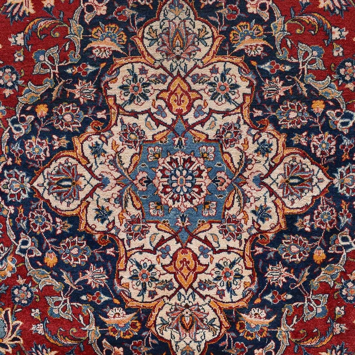 Persisk tæppe - Keshan - Royal - 437 x 318 cm - rød