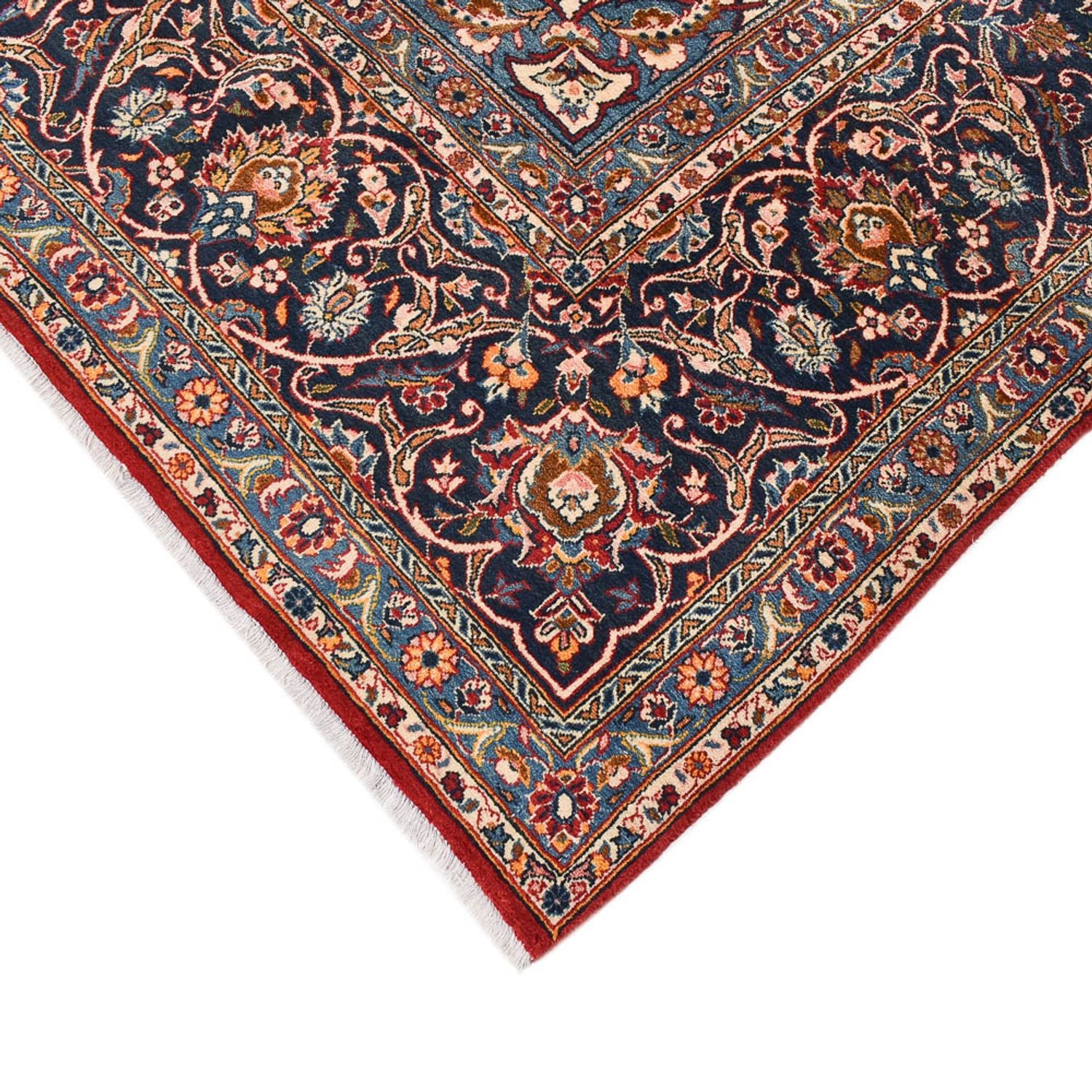 Persisk tæppe - Keshan - Royal - 437 x 318 cm - rød