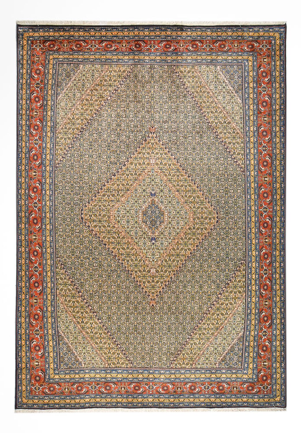 Persisk tæppe - Nomadisk - 340 x 245 cm - sand