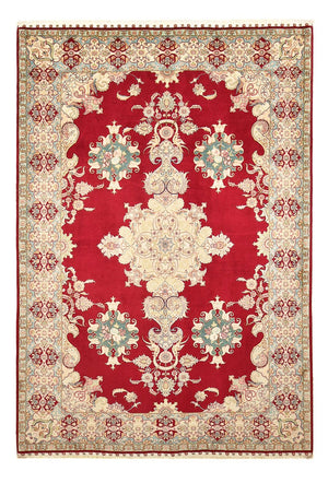 Persisk tæppe - Tabriz - Royal - 310 x 204 cm - rød