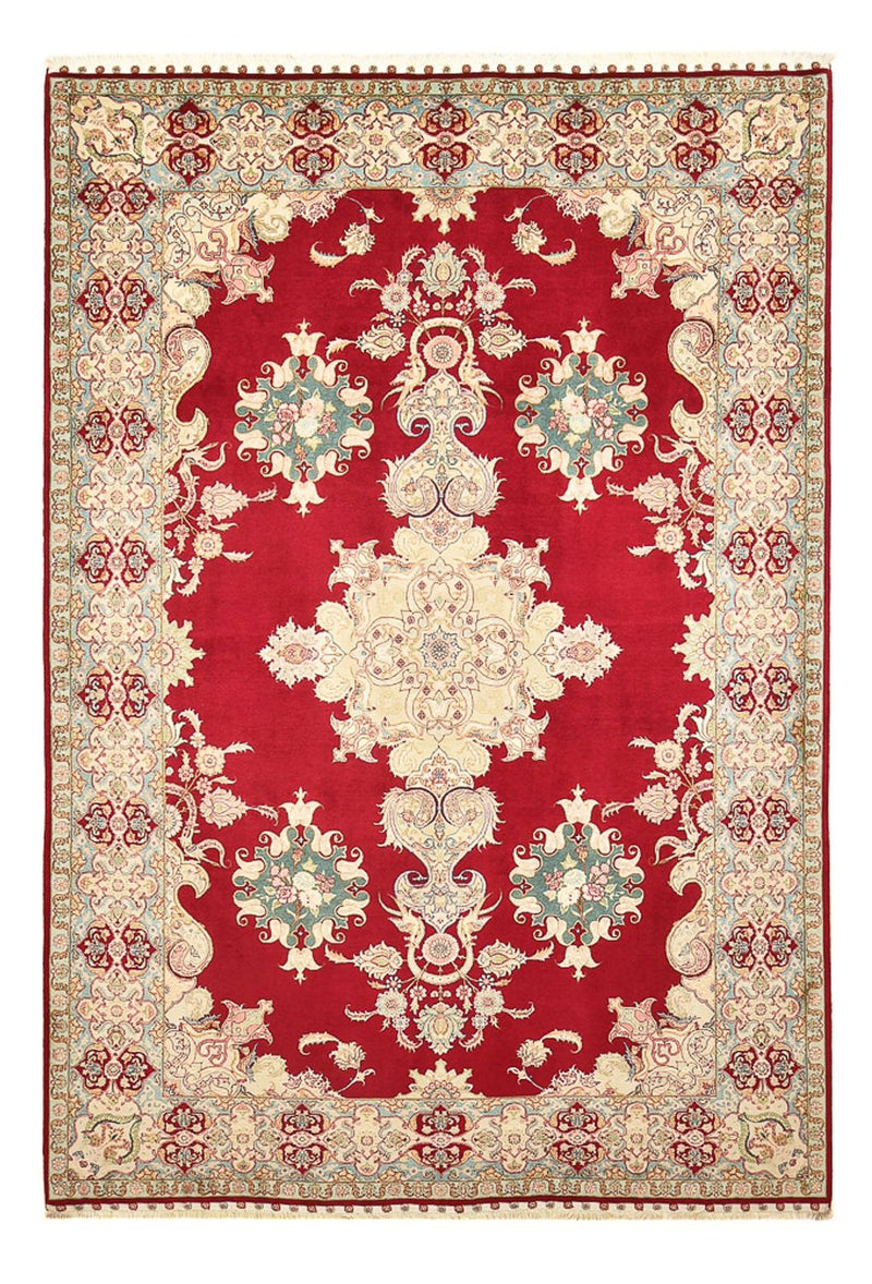 Persisk tæppe - Tabriz - Royal - 310 x 204 cm - rød