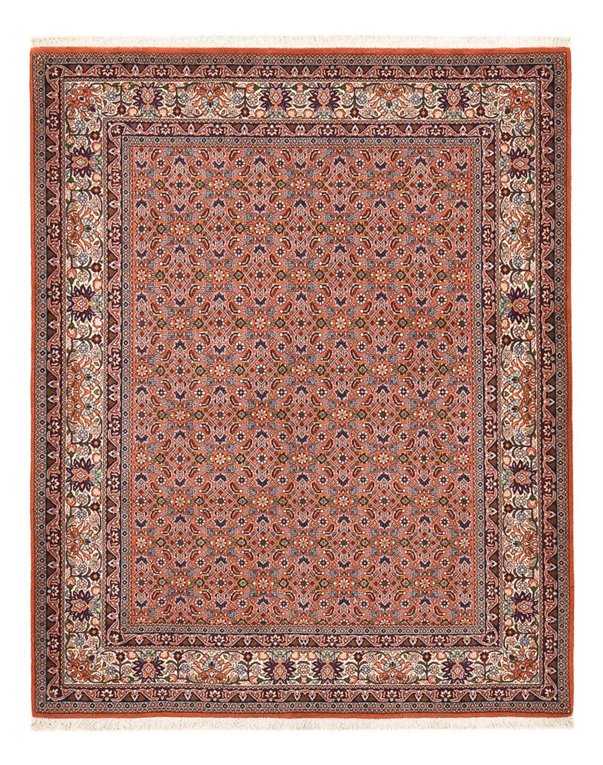 Persisk tæppe - Bijar - 190 x 148 cm - rust