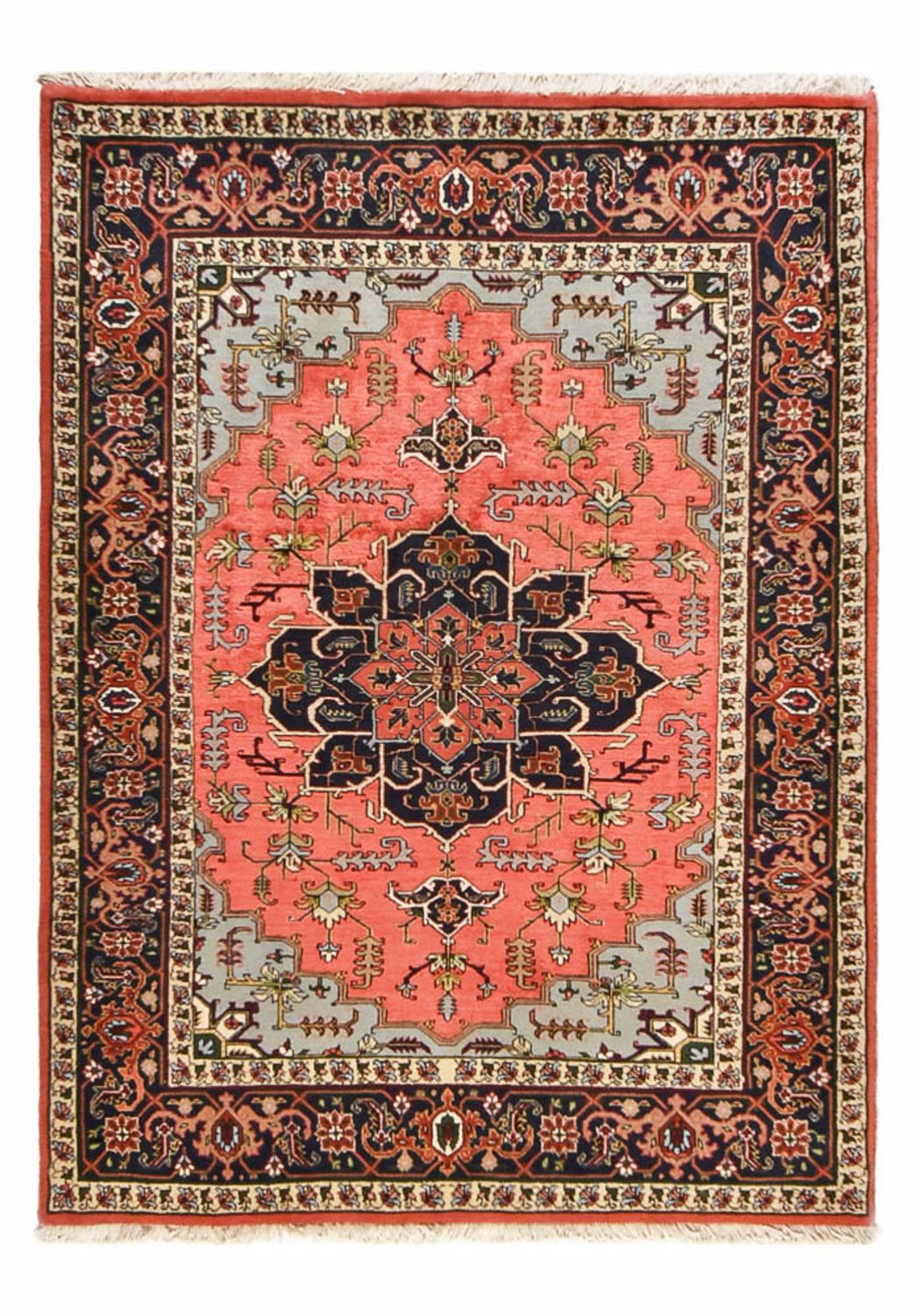 Persisk tæppe - Nomadisk - 192 x 138 cm - lysrød