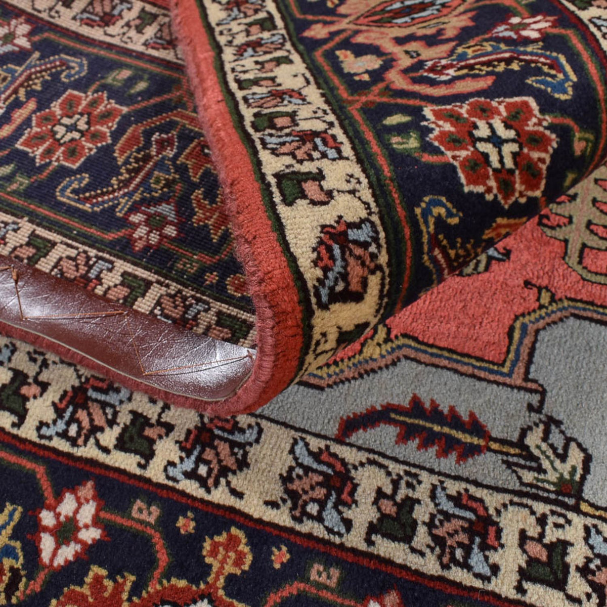 Persisk tæppe - Nomadisk - 192 x 138 cm - lysrød