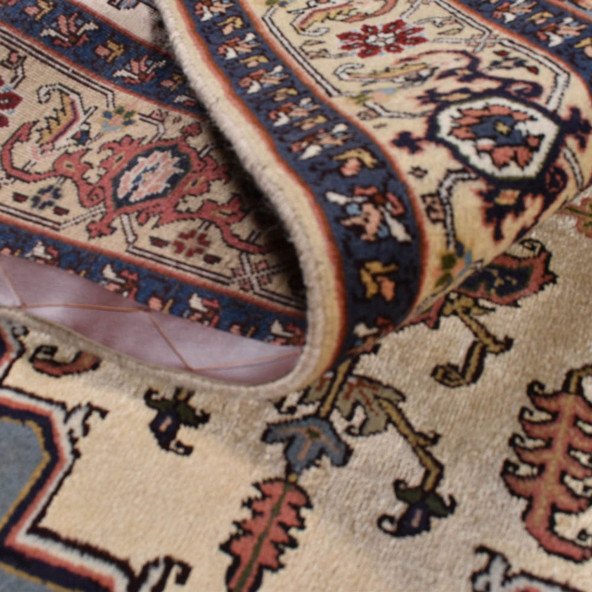 Persisk tæppe - Nomadisk - 204 x 140 cm - flerfarvet