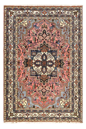 Persisk tæppe - Nomadisk - 206 x 138 cm - lysrød