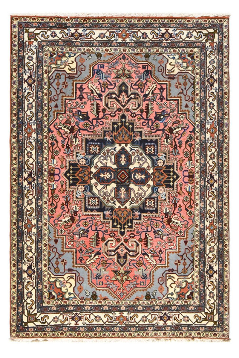 Persisk tæppe - Nomadisk - 206 x 138 cm - lysrød