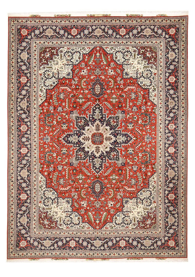 Persisk tæppe - Tabriz - Royal - 403 x 302 cm - rød