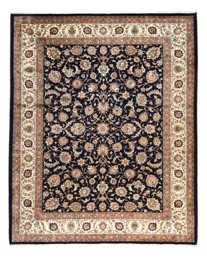 Persisk tæppe - Classic - Royal - 387 x 300 cm - mørkeblå